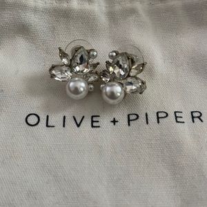 Olive & Piper Bordeaux Studs